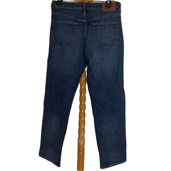 - NWT J.Crew Straightaway Blue Jean Bluff Wash Relaxed Fit Button Fly Crop - Picture 3 of 7